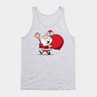 Santa Claus with Bag Tank Top